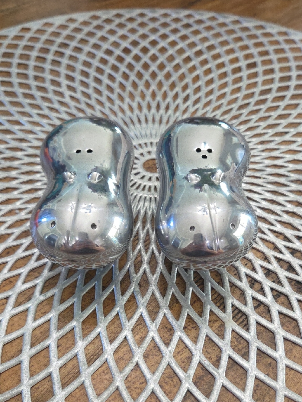 Nambe Savannah Salt And Pepper Shakers